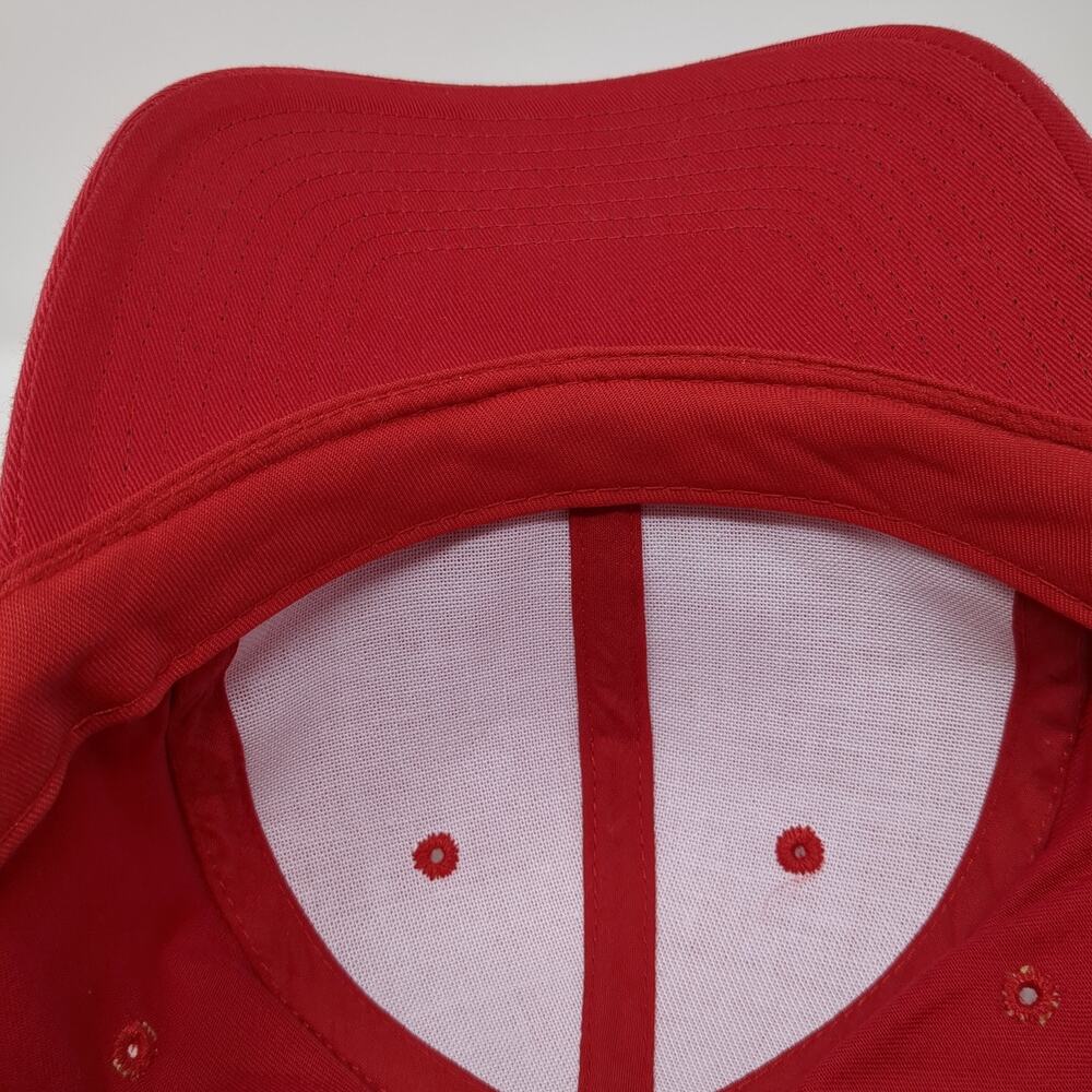 Basic Hat Snapback Hat Red One Size Solid Blank A… - image 8